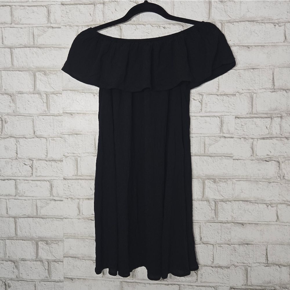 Mossimo Supply Co black off shoulder dress